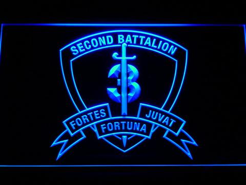 US Marine Corps 2nd Battalion 3rd Marines LED Neon Sign